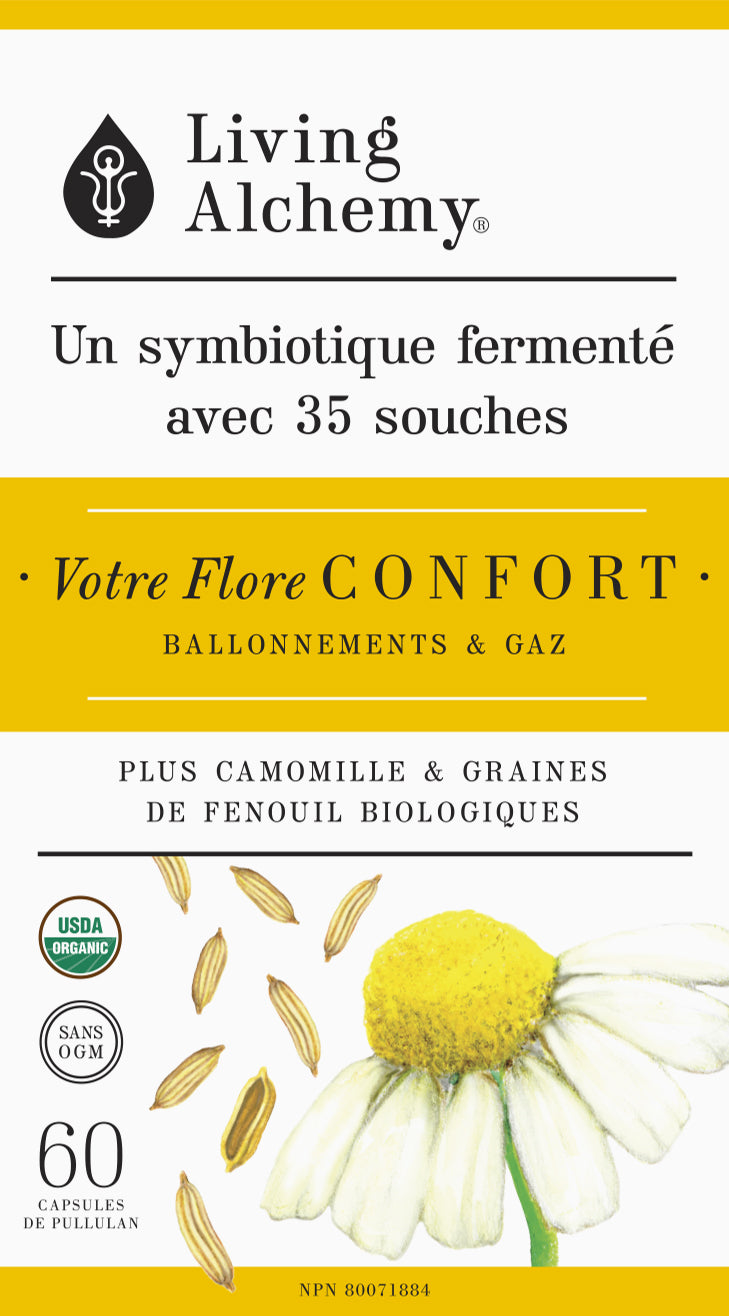 Votre Flore Confort Ballonements Gaz (60 Caps)