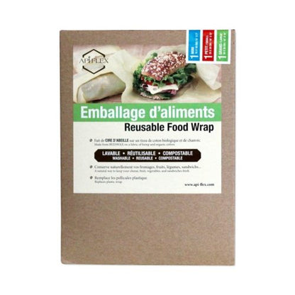 Patterned Reusable Food Wraps (3-Pack Assorted)
