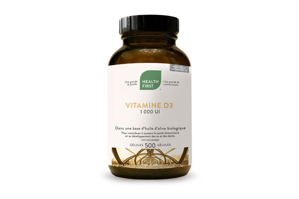 Vitamine D3 1000ui (500 Gélules)