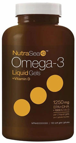 Nutrasea +d Omega-3 Vita D (150 Liquid Gels)