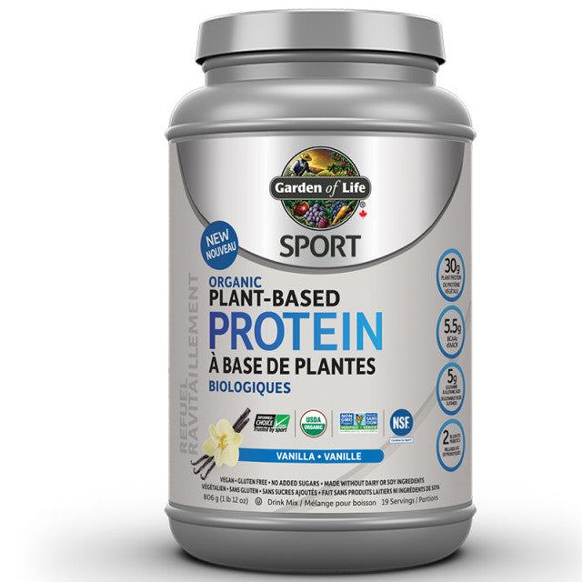 Organic Plant-Based Sport Protein Vanilla (806g)