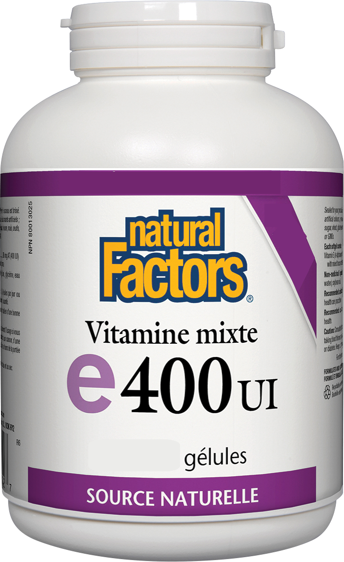 Mixed Vitamin E 400 IU (180 Capsules)