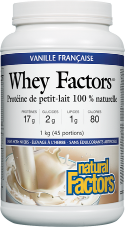 Whey Factors Vanille (1kg)cs